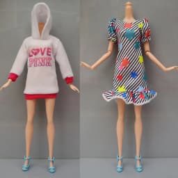 1Set Fashion Outfits for For 30cm BJD Doll Casual Skirt Vest Shirts Pants Dress 1/6 Doll Clothes Dollhouse Accessories