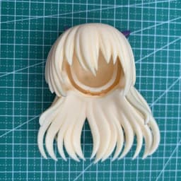 Ob11 GSC DOLL Clay white model hair doll accessories