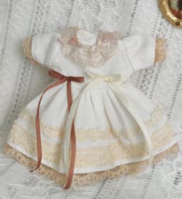 Ob11 Doll Cute Ins Style Dress Princess Dress Doll Clothes Vintage Girl Lace Skirt Headdress For Nendoroids P9, 1/12 Bjd, Gsc
