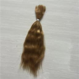 Different Colors Handrooted Reborn Doll Mohair Golden Brown Coffee Colors BJD 1/12 OB11 Dolls Mohair Wigs Hair Accessory