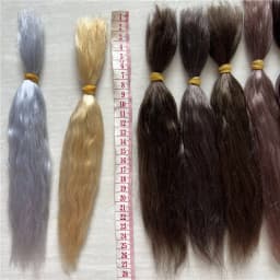 Different Colors Handrooted Reborn Doll Mohair Golden Brown Coffee Colors BJD 1/12 OB11 Dolls Mohair Wigs Hair Accessory