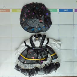 1/6 Bjd DOLL Clothes 30cm Toys Accessories New Style Wear Plaid Skirt Fashion Dress Up With Headwear For Girl Princess Dress