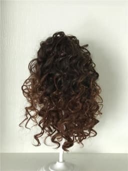 Fashion Curly hair Wig for 22inch Silicone Reborn Baby Doll Long Curly hair for 48-55cm Reborn Doll DIY Doll Hair Wig