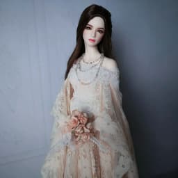1/6 1/4 1/3 scale BJD clothes Nightdress Palace style Princess dress for BJD/SD YOSD MSD SD13 big girl doll accessories C0650