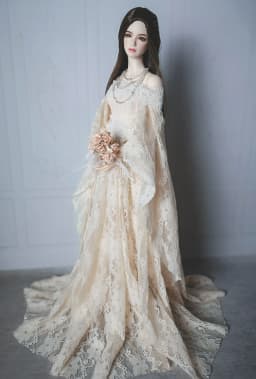 1/6 1/4 1/3 scale BJD clothes Nightdress Palace style Princess dress for BJD/SD YOSD MSD SD13 big girl doll accessories C0650