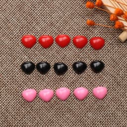 100Pcs 6-12mm Eyeball Doll Accessories Black Plastic Plush Safety Eyes for Toys DIY Puppet Funny Toy Eyes Animal Wholesale