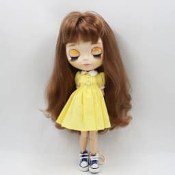 Blyth ICY Licca 1/6 doll accessories one piece dress 3 color pink yellow bule cutly style free shipping