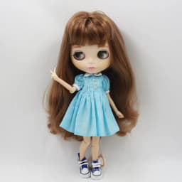 Blyth ICY Licca 1/6 doll accessories one piece dress 3 color pink yellow bule cutly style free shipping
