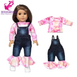 18 Inch Girl Doll Outfit Fashion Girl Doll Clothes Sets Coat Dress