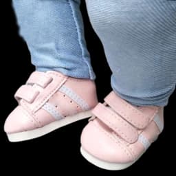 For 40 Cm Bebe Doll Shoes Sneackers Fits for 18 Inch Girl Doll Sport Shoes Baby New Born Doll Accessories