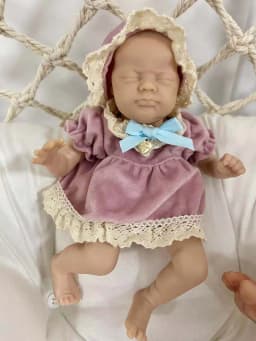 Clothes set - FOR Mini Reborn Kit 9 Inches Reborn Baby Vinyl Doll Kit - Doll accessories