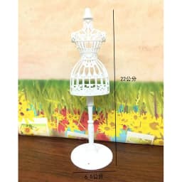 1Set White Display Hollow Model Hanger Holder Stand Gown Dress Clothes Rack Doll Mannequin Girls Dolls DIY Dollhouse Accessories