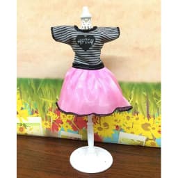 1Set White Display Hollow Model Hanger Holder Stand Gown Dress Clothes Rack Doll Mannequin Girls Dolls DIY Dollhouse Accessories