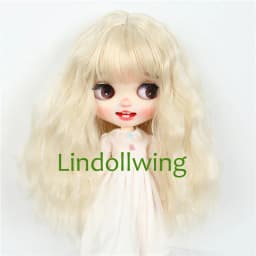 9-10 inch Blyth Wig Collection Of Long Curly Hair