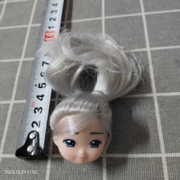 002 1/6 27cm doll head gift for girl collection toy with hair baby head make-up nuannuanmengwu dongcheng qibaoleyuan