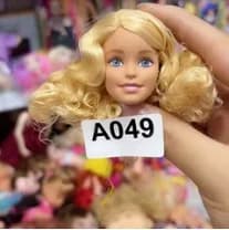 002 1/6 27cm doll head gift for girl collection toy with hair baby head make-up nuannuanmengwu dongcheng qibaoleyuan