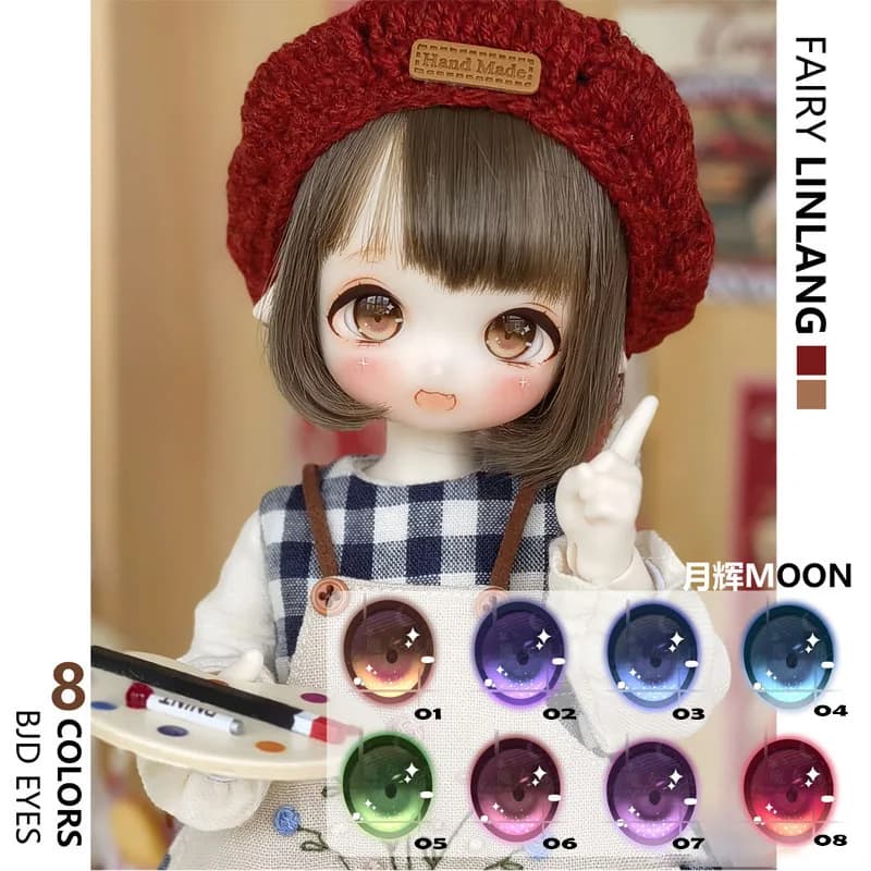 BJD eyes doll Metallic effect eyes 10mm-24mm doll acrylic eyes for 1/8 1/6 1/4 1/3 BJD SD doll accessories doll eyes glitter