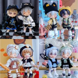 Ob11 Doll Dinosaur Clothes Fashion Cool Mechanical Bird Doll Baker Clothes Doll Accessories For Obitsu 11,Molly, Gsc,1/12 Bjd