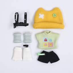 Ob11 Doll Dinosaur Clothes Fashion Cool Mechanical Bird Doll Baker Clothes Doll Accessories For Obitsu 11,Molly, Gsc,1/12 Bjd