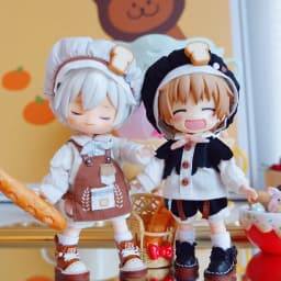 Ob11 Doll Dinosaur Clothes Fashion Cool Mechanical Bird Doll Baker Clothes Doll Accessories For Obitsu 11,Molly, Gsc,1/12 Bjd