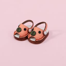 Ob11 Doll Casual Leather Cowhide Shoes Dolls Sandals Beach Shoes Toys For Obitsu11, Holala, Body9, Gsc, Ddf, Ymy 1/12bjd Doll