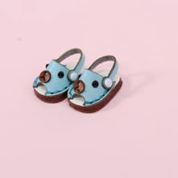 Ob11 Doll Casual Leather Cowhide Shoes Dolls Sandals Beach Shoes Toys For Obitsu11, Holala, Body9, Gsc, Ddf, Ymy 1/12bjd Doll