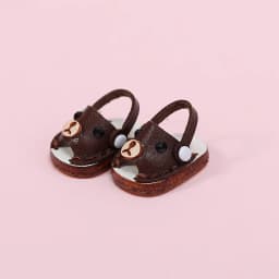 Ob11 Doll Casual Leather Cowhide Shoes Dolls Sandals Beach Shoes Toys For Obitsu11, Holala, Body9, Gsc, Ddf, Ymy 1/12bjd Doll