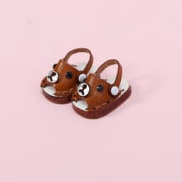 Ob11 Doll Casual Leather Cowhide Shoes Dolls Sandals Beach Shoes Toys For Obitsu11, Holala, Body9, Gsc, Ddf, Ymy 1/12bjd Doll