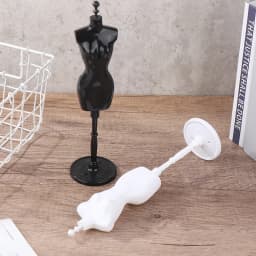 1Set 1:6 Dollhouse Miniature Mannequin Model Skirt Support Humanoid Coat Hanger For Doll Accessories Kids Toys Gift