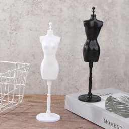 1Set 1:6 Dollhouse Miniature Mannequin Model Skirt Support Humanoid Coat Hanger For Doll Accessories Kids Toys Gift