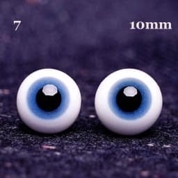 1Pair Safety Animal Toy Eyes DIY Blue Black Glass Eyes Eyeball For BJD Doll DIY Doll Making Crafts Accessories 6/8/10/12/14mm