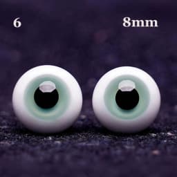 1Pair Safety Animal Toy Eyes DIY Blue Black Glass Eyes Eyeball For BJD Doll DIY Doll Making Crafts Accessories 6/8/10/12/14mm