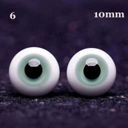 1Pair Safety Animal Toy Eyes DIY Blue Black Glass Eyes Eyeball For BJD Doll DIY Doll Making Crafts Accessories 6/8/10/12/14mm