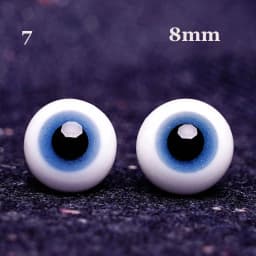1Pair Safety Animal Toy Eyes DIY Blue Black Glass Eyes Eyeball For BJD Doll DIY Doll Making Crafts Accessories 6/8/10/12/14mm