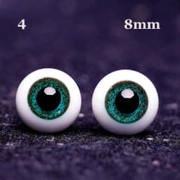 1Pair Safety Animal Toy Eyes DIY Blue Black Glass Eyes Eyeball For BJD Doll DIY Doll Making Crafts Accessories 6/8/10/12/14mm