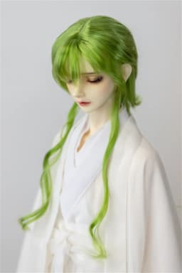 In Stock BJD/SD Wig 1/3 1/4 Milk Silk Short Hair Long Curly Elegant Girls Brown Green Doll Accessories(No Doll)