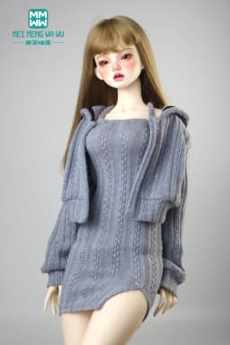 BJD Doll Clothes 1/3 1/4 SD DD MSD Toy Move Joints Doll Fashion Sweater Jacket Coat Toys Gift