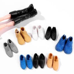 Multistyles Fashion 1/6 Male Dolls Decors Parts Doll Shoes Prince Males Kids DIY Dressing Boots Sandals