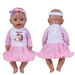 Baby Doll Boy Clothes 43Cm 17 Inch Baby Dolls Coat Sport Toys Wear Children Girl Gifts