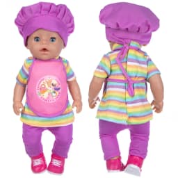 Baby Doll Boy Clothes 43Cm 17 Inch Baby Dolls Coat Sport Toys Wear Children Girl Gifts