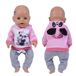 Baby Doll Boy Clothes 43Cm 17 Inch Baby Dolls Coat Sport Toys Wear Children Girl Gifts
