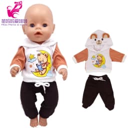Baby Doll Boy Clothes 43Cm 17 Inch Baby Dolls Coat Sport Toys Wear Children Girl Gifts
