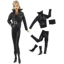 Handmade BABI CLOTHES Leather Clothing Outfit for 11.5 inch 30cm Doll Clothes Many Style Gifts for BABI Doll Accessories 03