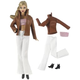 Handmade BABI CLOTHES Leather Clothing Outfit for 11.5 inch 30cm Doll Clothes Many Style Gifts for BABI Doll Accessories 03