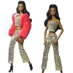 Handmade BABI CLOTHES Leather Clothing Outfit for 11.5 inch 30cm Doll Clothes Many Style Gifts for BABI Doll Accessories 03