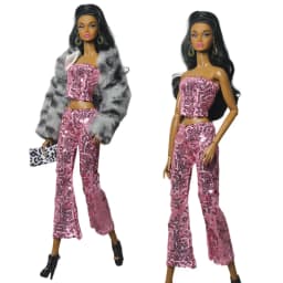 Handmade BABI CLOTHES Leather Clothing Outfit for 11.5 inch 30cm Doll Clothes Many Style Gifts for BABI Doll Accessories 03