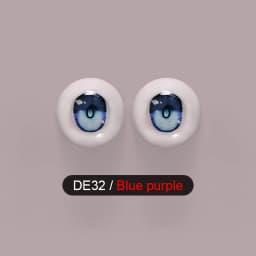 BJD Eyes Anime Resin Eyeball DE32 8 10 12 14 16 18 20 22 24mm Handscraft Colourful Doll Accessories