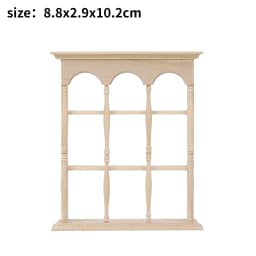 1/6 Scale Dollhouse Miniature Furniture Wooden Shelf Cabinet Sink Cabinet Operator Counter Bar Dollhouse Kitchen Accessory