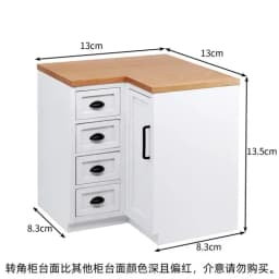 1/6 Scale Dollhouse Miniature Furniture Wooden Shelf Cabinet Sink Cabinet Operator Counter Bar Dollhouse Kitchen Accessory