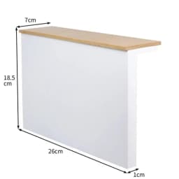 1/6 Scale Dollhouse Miniature Furniture Wooden Shelf Cabinet Sink Cabinet Operator Counter Bar Dollhouse Kitchen Accessory